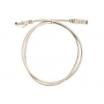 53880 Патч-корд Netko СКС UTP4 cat.6, 1.0м, литой коннектор, серый