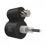 65940 КОСТРОМАКАБЕЛЬ КОС-ОКПС-4х657-Т/Т-4кН Оптический кабель с центральной трубкой и выносным силовым элементом из стального троса, SM 9/125, G.657.A1, 4 волокна, полиэтилен, 4 кН