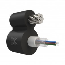 65940 КОСТРОМАКАБЕЛЬ КОС-ОКПС-4х657-Т/Т-4кН Оптический кабель с центральной трубкой и выносным силовым элементом из стального троса, SM 9/125, G.657.A1, 4 волокна, полиэтилен, 4 кН