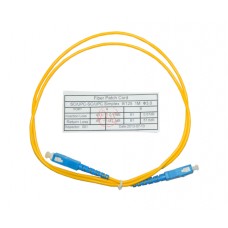 54161 Патч-корд оптический соединительный SC-SC/UPC SM Simplex 3.0мм 9/125, 1м Netko РАСПРОДАЖА