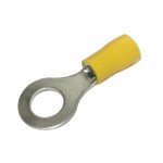 54299 Кольцевой кабельный наконечник RVL 5,5-10 (НКИ d=10,5мм) 4-6мм2, изолированный, желтый, 100шт.,Netko