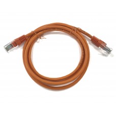 57025 Патч-корд Technolink UTP4 cat 5e, 1,5м, ВС, LSZH, оранжевый, литой коннектор
