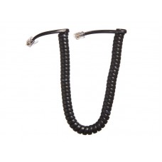 51187 Шнур телефонный витой (4р4с) 2,5 метра / черный, Netko