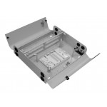 52129 Корпус кросса оптического настенного 24 порта, сплайс-кассета, металлический, (380х90х350мм) РАСПРОДАЖА