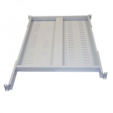 56032 Полка для шкафа глубиной 800 (443х600), с ушками, с крепежом, серая, 300 кг