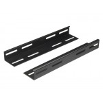 51806 Рельса L для шкафа глубиной 600 (320-350*37*37) чёрная (2 шт)