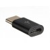 56904 Переходник штекер Type-C - гнездо micro USB, Netko, черный