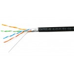 56105 Кабель Skynet Premium FTP4 cat.5е, одножильный / 305м / Cu / Проходит Fluke тест/для наружных работ / черный