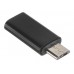 56905 Переходник гнездо Type-C - штекер micro USB, Netko, черный