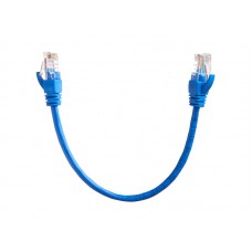 57093 Патч-корд Technolink UTP4 cat 5e, 0,25м, ВС, LSZH, синий, литой коннектор 57093 Патч-корд Technolink UTP4 cat 5e, 0,25м, ВС, LSZH, синий, литой коннектор