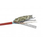 54532 Кабель сигнальный NETKO, экранированный, КПСЭнг (А) - FRLS, 2*2*0.2мм2 (0.5мм) 200м, красный