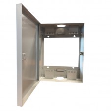 56171 Антивандальный Шкаф 2U, распашного типа, (Ш*Г*В 255*102*333мм), 10 направляющие, передняя дверь металл, замок, серый