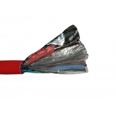 54998 Кабель сигнальный NETKO, экранированный, КПСЭнг (А) - FRLS, 2*2*1.5мм2 (1.4мм) 200м, красный