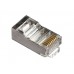 55736 Коннектор RJ-45 Netko (8p8c) cat.5е, экранированный, для одножильного и многожильного кабеля (нож с 2-мя зубцами), 100шт. 55736 Коннектор RJ-45 Netko (8p8c) cat.5е, экранированный, для одножильного и многожильного кабеля (нож с 2-мя зубцами), 100шт.