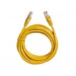 57117 Патч-корд Technolink UTP4 cat 5e, 3,0м, ВС, LSZH, желтый, литой коннектор