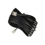 52213 Удлинитель телефонный (6р4с) 7 метров / черный, блистер, Netko РАСПРОДАЖА