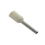 54316 Штыревой втулочный кабельный наконечник E 7508 (НШВИ F=8мм) 0,75мм2, изолированный, серый, 100шт, Netko