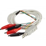 51525 Шнур тестовый с зажимами четырёхполюсный, 1,5м Netko