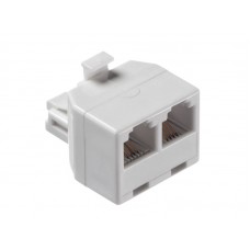 51171 Переходник телефонный штекер RJ11 (6p4c) на два гнезда RJ11 (6p4c), Netko