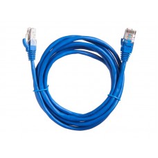57114 Патч-корд Technolink UTP4 cat 5e, 2,0м, ВС, LSZH, синий, литой коннектор