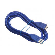 55157 Кабель шт.USB A - шт.micro USB 3.0 (1,5м), синий, блистер. Netko РАСПРОДАЖА