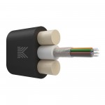 65920 КОСТРОМАКАБЕЛЬ КОС-ОКДП-8х657-ТП-1.8кН Дроп-кабель плоский, с центральной трубкой, усилен стеклопрутками, 8 волокон, SM 9/125, G.657.A1, полиэтилен, 1.8 кН