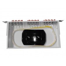 57191 Кросс оптический 19, 1U 24 FC SM, укомплектованный