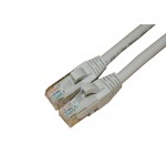 53904 Патч-корд Netko СКС UTP4 cat.6a, 5.0м, литой коннектор, серый