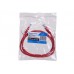 57104 Патч-корд Technolink UTP4 cat 5e, 1,0м, ВС, LSZH, красный, литой коннектор