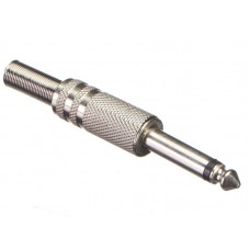 51716 Штекер 6.3 моно (металл), Netko