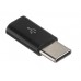 56904 Переходник штекер Type-C - гнездо micro USB, Netko, черный