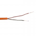 56040 Кабель сигнальный ТЕХНОКАБЕЛЬ, неэкранированный, КПСнг(А)-FRLS, 1*2*0.2мм2 (0.51мм) 200м, оранж. АКЦИЯ