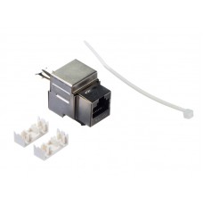 54135 Модуль Keystone экранированный, RJ-45, cat.5e, 90°, 110/Krone тип, под инструмент, KE, металлик, Netko СКС 54135 Модуль Keystone экранированный, RJ-45, cat.5e, 90°, 110/Krone тип, под инструмент, KE, металлик, Netko СКС
