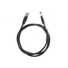 56998 Патч-корд Technolink UTP4 cat 5e, 1,0м, ВС, LSZH, черный, литой коннектор