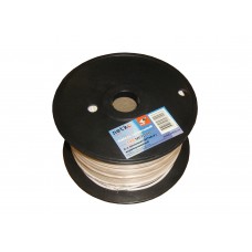 52067 Кабель сигнальный NETKO, экранированный 8*0.22мм2 (7*0.2мм) 100м, пластиковая катушка, белый