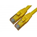 53891 Патч-корд Netko СКС UTP4 cat.6, 5.0м, литой коннектор, желтый РАСПРОДАЖА