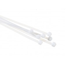 51251 Стяжка нейлоновая 300*4.8 /100 шт (белая), Netko