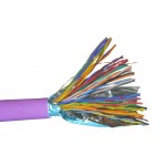 54443 Кабель LC FTP25 cat.5, 305м, 0,45мм, нг(А)-HF LSZH - малодымный, не содержащий галогенов, фиолетовый РАСПРОДАЖА
