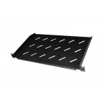 55285 Полка консольная 1U, глубина 270, без крепежа, черная