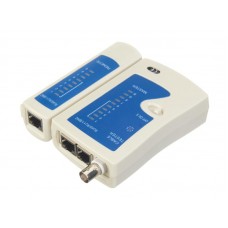 56627 Кабельный тестер RJ45, RJ11, RJ12, BNC (NS 468Bv2) Netko