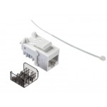 54440 Модуль Keystone неэкранированный, RJ-45, cat.6А, 90°, 110 тип, под инструмент, KE, черный, Netko СКС