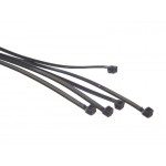 51256 Стяжка нейлоновая 300*4.8 /100 шт/ светостойкая (черная), Netko