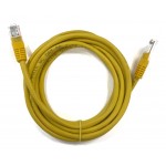 57111 Патч-корд Technolink UTP4 cat 5e, 2,0м, ВС, LSZH, желтый, литой коннектор