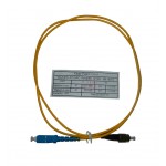 54169 Патч-корд оптический переходной SC-FC/UPC SM Simplex 3.0мм 9/125, 1м Netko