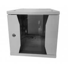 65626 Шкаф настенный 10 6U серия COMPACT (315х368х310), передняя дверь стекло, серый, Netko 65626 Шкаф настенный 10 6U серия COMPACT (315х368х310), передняя дверь стекло, серый, Netko
