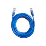 57027 Патч-корд Technolink UTP4 cat 5e, 5,0м, ВС, LSZH, синий, литой коннектор