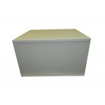 55467 Антивандальный Шкаф 7U пенального типа, (Ш*Г*В 520*400*320мм) 19 направляющие, передняя дверь металл, замок, серый Netko M