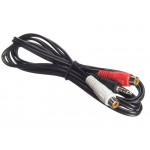 51683 Шнур аудио-видео: 2 гнезда RCA-3,5 мм стерео ( длина 1.5 м, литой), Netko