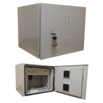 55643 Климатический всепогодный шкаф 6U, (Ш*Г*В 660*600*550мм) 19 направляющие, оборудование в комплекте, ШКК/ШКВ, серый, Netko