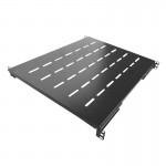 56767 Полка для шкафа глубиной 800 (444х550) с ушками, черная, 60 кг